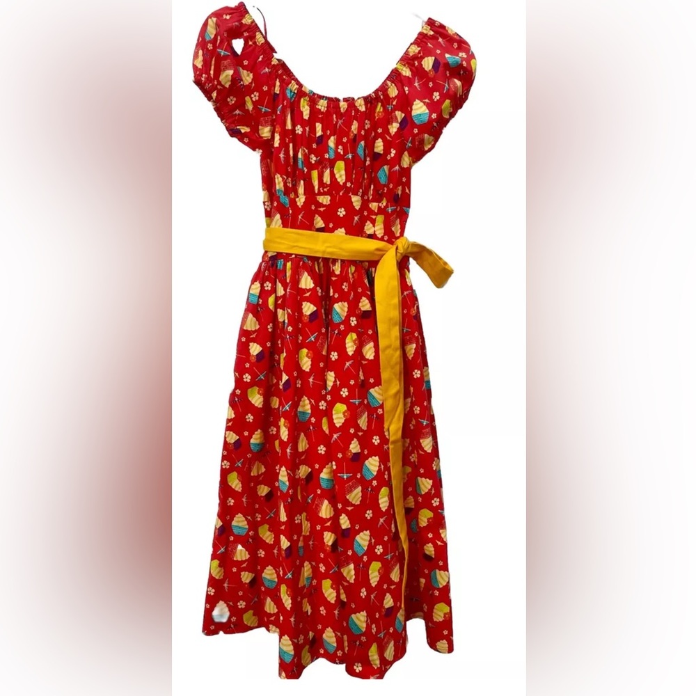 Disney Parks Dress Shop Polynesian Dole Whip Dress Dapper Days- XS NWT